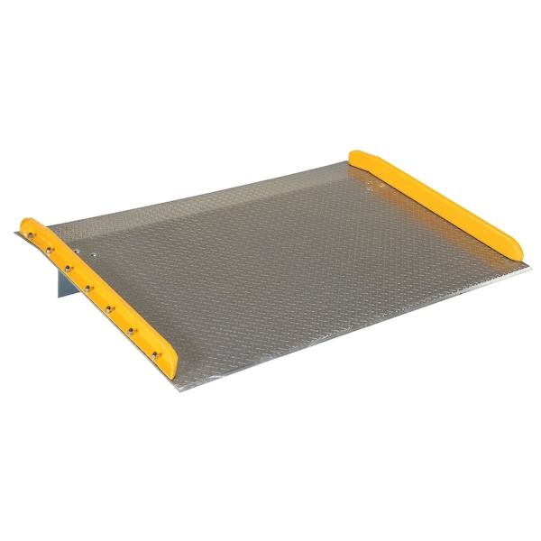 Vestil 72" x 48" Aluminum Truck Dockboards with Steel Safety Curb, 10,000 lb Capacity TAS-10-7248 - main